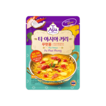 티아시아키친 푸팟퐁 커리 분말, 6개, 100g