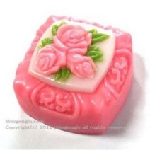 사각장미 실리콘몰드 (100g)