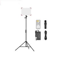 방송조명 메이크업 촬영 뷰티 개인 브이로그 LED 램프, 상세 페이지 참고, LED60C+2m 두께의 조명 스탠드