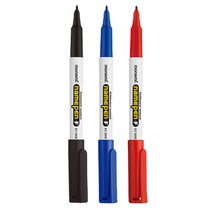 모나미 네임펜 F 중간글씨용 3색 세트, 2세트, 흑색,적색,청색