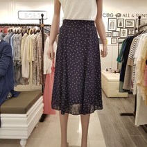 비씨비지 BCBG 폴도트 프린트sk-B1C7S215-55