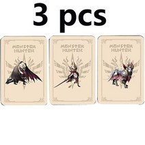 닌텐도 호환 Nfc 몬스터 헌터 라이즈 썬브레이크 카드 신제품 palico palamute malzeno amibo, 02 3 pcs mini