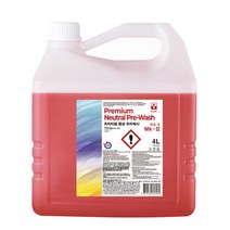 바인더 프리미엄 중성 프리워시 4L, 단품, 1개