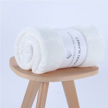 소프트 극세사 담요 70x100cm 화이트 무릎담요