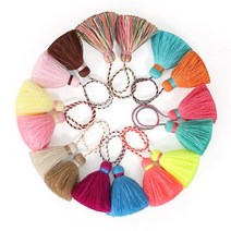 더블 투톤 왕태슬 [3144]/ 소품 장식 키링 악세사리 가방고리만들기, 퍼플블루