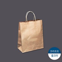[패킹콩] 줄크라트위스트쇼핑백 大 10장, 상세 설명 참조