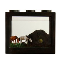 세남자바스켓 제주 국산 마리모 말 DIY 세트, 검정 블럭