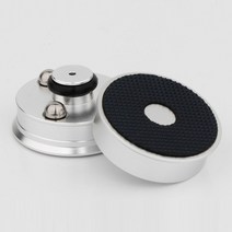 빌스테인 쇼바 Hifi 스피커 앰프 섀시 스테인레스 스틸 볼 충격 방지 발 패드 39mm x 진동 흡수 스탠드 4, 01 4 pcs silver color