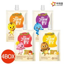 아워홈 엄마까투리 4종 100ml x 10개 4박스 묶음 (각각 1박스), 단품, 단품