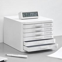 서류정리 A4용지수납 핑거홀 파일케비넷 6단 책상서랍보관 데스크용품 병원 공무원