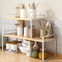 다이소 그릇 정리대 언더 선반 주방 싱크대 아일랜드 접시 프라이팬 도마 수납 랙 거치대, 1단, L