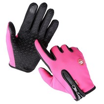 견고한 1Pair Men Women Winter Warm Windproof finger gloves jardin potager Thermal Touch Screen Mitte, 02 빨간_03 XL