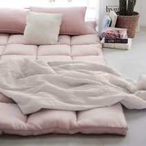 온담 소프트룸토퍼 마이크로화이바 더클라우딩 밴딩형 토퍼, 스틸그레이