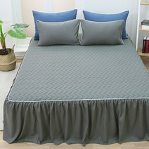 스위트 프릴 침대스커트 베드스커트 누빔 침대커버 슈퍼싱글(SS) 퀸(Q)