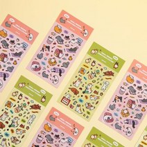 아르디움 스몰프렌즈 리무버블 스티커 고양이, 1개
