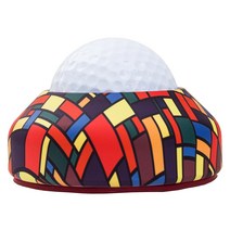 실리콘받침대 포함 스마트골프공마사지기 림프마사지 얼굴 동안 근육 발바닥 전신 마사지볼, 꽃 무늬 403