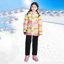 아동 유아 키즈 초등 주니어 어린이 남아 여아 스키복 보드복 썰매 상하 세트2022 Outdoor Teenager Childr