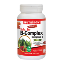 뉴트리돔 비타민B 컴플렉스 120캡슐 고함량 비타민B군 10종 Vitamin B 캐나다직발송, 1개