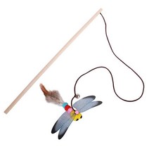 소리나는 고양이 장난감 잠자리 낚시대 2개 애옹이낚시놀이 고양이낚시놀이 냥생낚시