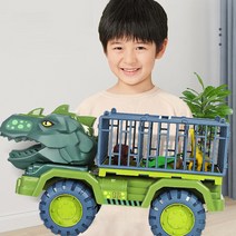 다이노트럭 포크레인 유아장난감 어린이장난감 자동차 공룡트럭 선물, 트리케라톱스 포크레인