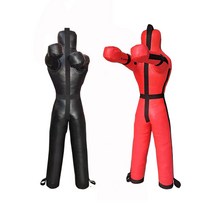 주짓수 샌드백 사람모형 레슬링 스파링 인형 kg 연습, 레드 140CM 25KG