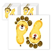 환타스틱스 바닥꾸미기 발바닥 스티커 5장 x 2p, 사자