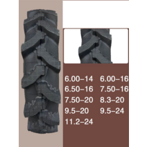 트랙터타이어 지게차 경작기 추레라 중장비 바퀴 교환, 600-16 심화 그립 타이거(이너 튜브 ), 1개