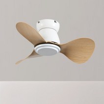 AirPlus 천장 거실 실링팬 천장형선풍기 미니 대형 천정 선풍기, 24인치, 옵션5.미니우드화이트