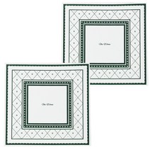 어니우니 인덕션 보호매트 실리콘 냄비받침, 2개, 스퀘어B 그린