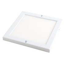 우리조명 장수램프 LED 엣지 사각 직부등 20W (8인치), 백색(4000k)