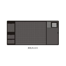 작업용 책상 매트 커팅 고무판 깔판 다기능 대형 pu 마우스 패드 학생 쓰기 패드 쿠션, 검은색