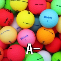 브랜드 로스트볼 A- 100알 모음, 100개, 볼빅비비드 혼합 A-