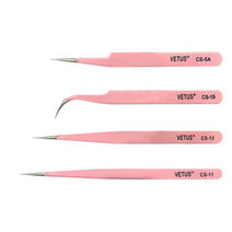 비투스 트위져 핑크 (4종) 속눈썹연장 핀셋, CS-11