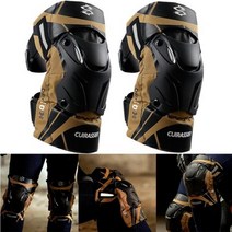 오토바이 보호대 라이더 보호방비 무릎 바이크 모터사이클 패드 레이싱용 2 피스, 옵션04 Brown