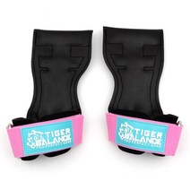 타이거밸런스 헬스그립 헬스스트랩 스트랩, 핑크(로고 민트)