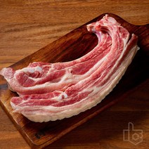 정육육 국내산 프리미엄 생삼겹살 돈 립 스테이크 뼈삼겹 갈빗대 [냉장] 300g 500g, 돈 립 스테이크 1대(500g~600g), 500g~600g