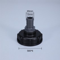 1000l ibc 토트 탱크 배수 어댑터 304 스테인레스 스틸 주둥이 피팅 교체 홈 정원 관개 스위치 도구, 6