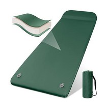 ELECINNOV 캠핑용 엘렉노브 셀프 팽창 수면 패드 컴포트 메모리 폼 매트 배낭여행, Green