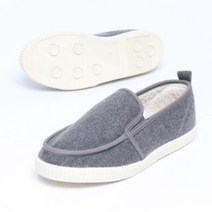 양스판 모직 2굽 여성캐주얼슈즈 신발겨울슬립온 단화