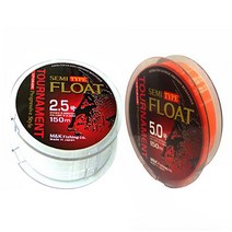 엠엔케이 세미플로트 150m 낚시줄 흘림낚시 바다 원줄, 150m 5.0호 주황