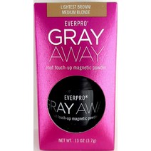 [정품] EVERPRO Gray Away 루트 터치업 파우더 라이트 브라운/미디엄 블론드, Lightest Brown/Medium Blonde
