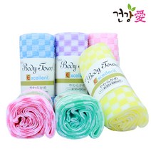 일본 타츠네 바둑무늬 샤워타올 6p (0)