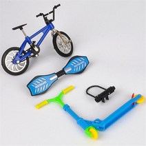 미니어처 손가락 스쿠터 스턴트 보드 DIY 키트 대화형 가족 활동, 08 DHH blue