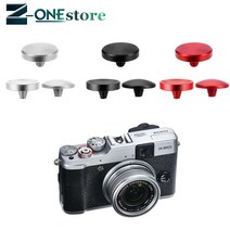 후지 필름 X-E3/X-PRO2/X-E2S/X10/X20/X30/X100/X100T/X100S/X-E1/X-E2/XPRO-1 용 카메라 메탈 소프트 셔터, Convex Red, One Size, 07 Convex Red