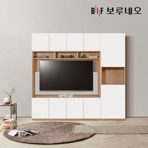 보루네오 리브로 2170세트 월플렉스 거실장 티비다이, 화이트