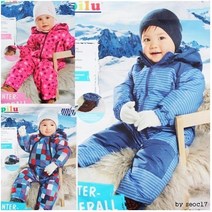 유아복고패션베이비 스키복유아레트로