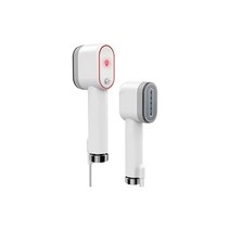 업계 혁신적인 디자인 일대 다역 다리미 스팀 행거에 걸어둔 채로 의류 스티머 시간 단축 주름펴기 프레스 양용 파워풀 연속 휴대용 주름 제거 탈취 제균 누수 방지 핸디 가정용 여행, 상세페이지 참조