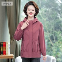 중년여성 봄코트 엄마 봄 코트 캐주얼 하프 트렌치코트 뉴타임즈 A10 V335W925