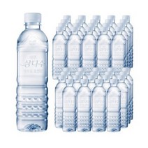 제주 삼다수 그린 무라벨 500ML 20병(100%무라벨), 20개