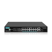 YuanLey 기가비트 Ethernet Uplink 2개 SFP 포트 1개 200W PoE 지원 802.3af/at AI Watchdog 관리되지 않는 네트워크 스위치 VLAN 3, 19 Port 16xPoE+ (200w) YuanLe